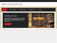 Tablet Screenshot of mcgrawlaw.info
